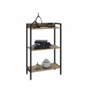 Ver imagem 7 de Kit 2 Estantes para Livros Industrial 3 Prateleiras 104cmx60cm Active Yescasa