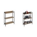 Ver imagem 2 de Kit 2 Estantes para Livros Industrial 3 Prateleiras 104cmx160cm Active Yescasa