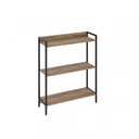 Ver imagem 7 de Kit 2 Estantes para Livros Industrial 3 Prateleiras 104cmx160cm Active Yescasa