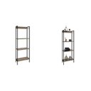 Ver imagem 2 de Kit 2 Estantes para Livros Médias Industrial Aço 4 Prateleiras 120CMX146CM Active Yescasa