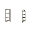 Ver imagem 2 de Kit 2 Estantes para Livros Médias Industrial Aço 4 Prateleiras 146cmx60cm Active Yescasa