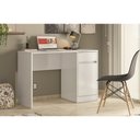 Ver imagem 1 de Mesa Escrivaninha p/ Computador Morada c/ 1 Porta 1 Gaveta 109x45 - Escritório Home Office - Demobil