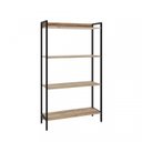 Ver imagem 6 de Kit 2 Estantes para Livros Médias Industrial Aço 4 Prateleiras 160CMX146CM Active Yescasa