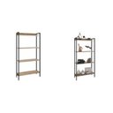 Ver imagem 3 de Kit 2 Estantes para Livros Médias Industrial Aço 4 Prateleiras 160CMX146CM Active Yescasa