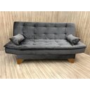 Ver imagem 2 de Sofá Cama 3 Lugares Marrom 500 Stilo Plus