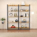 Ver imagem 1 de Kit 2 Estantes para Livros Altas Industrial Aço 5 Prateleiras 160CMX187CM Active Yescasa