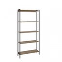 Ver imagem 5 de Kit 2 Estantes para Livros Altas Industrial Aço 5 Prateleiras 187cmx80cm Active Yescasa