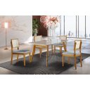 Ver imagem 1 de Mesa Slim 1,20x0,90 C/04 Cadeiras Vitoria C/ratam Mundial