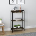 Ver imagem 5 de Kit 2 Estantes para Livros Industrial 3 Prateleiras 120CMX104CM Active Yescasa