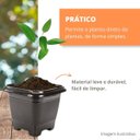 Ver imagem 5 de Vaso Quadrado - Preto - 800 Ml