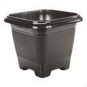 Ver imagem 1 de Vaso Quadrado - Preto - 800 Ml