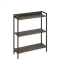 Ver imagem 7 de Kit 2 Estantes para Livros Industrial 3 Prateleiras 104cmx160cm Active Yescasa