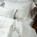 Ver imagem 3 de Jogo de Cama King 300 Fios Sereno - Marken Fassi Branco/verde
