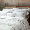 Ver imagem 1 de Jogo de Cama King 300 Fios Sereno - Marken Fassi Branco/verde