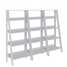 Estante para Livros Escada 140cmx183cm 4 Prateleiras Tok Yescasa - 6