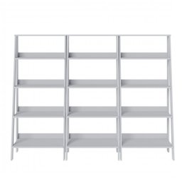 Estante para Livros Escada 140cmx183cm 4 Prateleiras Tok Yescasa - 7