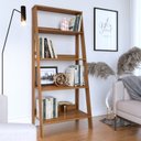 Ver imagem 7 de Estante para Livros Escada 140cmx122cm 4 Prateleiras Tok Yescasa