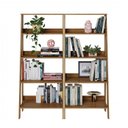 Ver imagem 5 de Estante para Livros Escada 140cmx122cm 4 Prateleiras Tok Yescasa