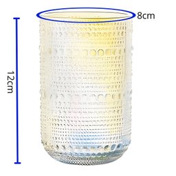Jogo com 6 Copos de Vidro Pérola Rainbow para Àgua ou Suco 460ml - 2