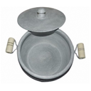 Ver imagem 2 de Panela Pedra Sabão Alças de Madeira Número 10