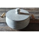 Ver imagem 1 de Panela Pedra Sabão Alças de Madeira Número 10