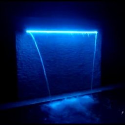 Cascata De Embutir Tradicional Com Led Rgb 100 Cm - 2