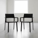 Ver imagem 1 de Conjunto 2 Cadeiras Empilhaveis Area Externa Santorini Fratini
