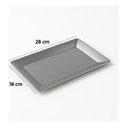 Ver imagem 6 de Kit 2 Travessas Saladeiras Inox Retangular 2 Tamanhos Luxo