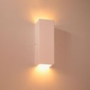 Ver imagem 1 de Arandela 2 Focos Fachos Grande 30cm Alumínio Branca St2771