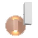 Ver imagem 3 de Arandela 2 Focos Fachos Grande 30cm Alumínio Branca St2771