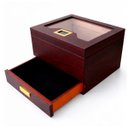 Ver imagem 5 de Caixa Umidora de Charutos Alto Padrão Higrômetro Digital com Gaveta