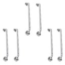 Ver imagem 1 de Alça de Apoio Inox Barra 60cm Kit 6 Unidades Acessibilidade Segurança Idoso Banheiro Box Parede Corr