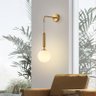 Arandela Luminária de parede moderna, minimalista, estilo nórdico, luzes led para decoração de inter - 6