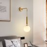 Arandela Luminária de parede moderna, minimalista, estilo nórdico, luzes led para decoração de inter - 1