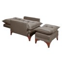 Ver imagem 3 de Poltrona Cadeira Reclinável Munique 165 Império Veludo