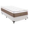 Cama Box + Colchão Cashemire New Solteirão 96x203 King Star - 1