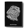 Quadro Decorativo Motor Audi S8 V10 Carro Desenho Art - 1
