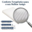 Ver mais imagens de Cama Pet Ortopédica Grande 89x58cm Espuma Casca de Ovo Lavável Zíper Travesseiro Cães Médio e Grande