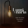 Abajur Luminária de Mesa Curvado Preto Decoração de Sala, Quarto, Cama, Escritório, Casa - 4