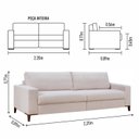 Ver imagem 5 de Sofá 4 Lugares Living Aquila Estofados Ferrari