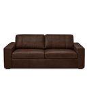 Ver imagem 6 de Sofá Decorativo Agatha 2 Lugares Sala de Estar 150cm Pés em Madeira Couro Marrom Chocolate G88 - Gra