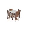Conjunto Mesa Quadrada Amanda com 4 Cadeiras Elane  - 5