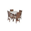 Ver imagem 5 de Conjunto Mesa Quadrada Amanda com 4 Cadeiras Elane