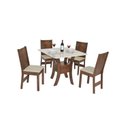 Ver imagem 6 de Conjunto Mesa Quadrada Amanda com 4 Cadeiras Elane