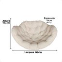 Ver imagem 2 de Almofada Impermeável para Balanço Suspenço Ninho - Duna Cru