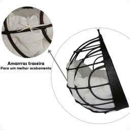 Almofada Impermeável para Balanço Suspenço Ninho - Duna Cru - 5