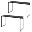Ver imagem 1 de Kit 02 Mesas Para Escritório e Home Office Industrial Aspen 135 cm C01 Onix - Lyam Decor