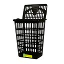 Ver imagem 5 de Cesto Organizador Grande 48L Roupa Suja Telado Roupeiro Grande 48 Litros Lavanderia Quarto Banheiro