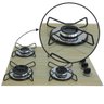 Fogão Cooktop Gás 4 Bocas Ultra Chama 127v/220 Amadeirado Claro Madeira Bege - 3