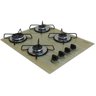Fogão Cooktop Gás 4 Bocas Ultra Chama 127v/220 Amadeirado Claro Madeira Bege - 2